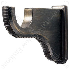 Kirsch 6 1/8 Inch Return Bracket for Wood Pole