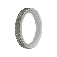 Vesta Metalmorphosis Chiseled Ring w insert and clip