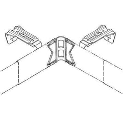 Kirsch Continental II Flex Corner Connector Kit