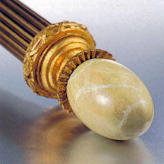Robert Allen Costume Collection Marble Egg Finial