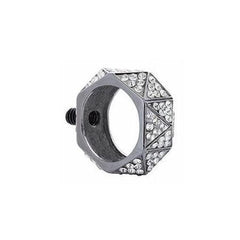 Paris Texas Hardware 1 Inch Portfolio Crystal Band Finial Accessory