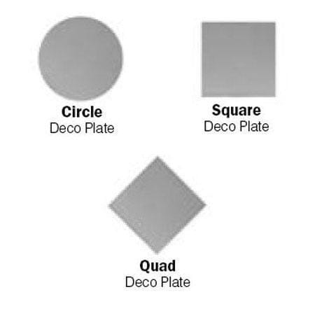 Vesta Decorative Deco Plates for 9/16 Inch Track