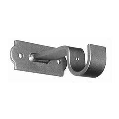ONA Drapery Horizontal Deco Base Wrought Iron Center Support Bracket
