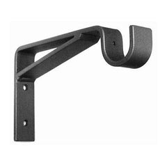 ONA Drapery Custom Brace Standard Wrought Iron Curtain Rod Bracket