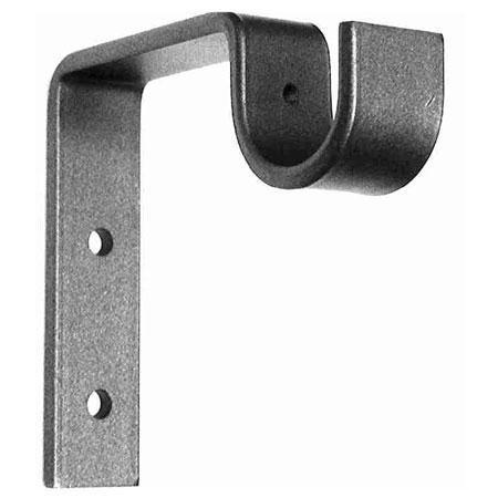 ONA Drapery Standard Wrought Iron Curtain Rod Bracket