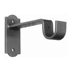 ONA Drapery Custom Vertical Deco Base Wrought Iron Curtain Rod Bracket