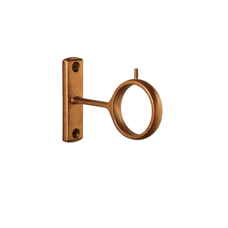 Finial Company Steel Collection Eyelet Bracket 3/4"-1 3/4" (1 1/4 Inch Diameter - 6 Inch Return)