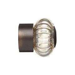 Paris Texas Hardware 1 ¼ Inch Portfolio Elm - Smoke Glass Finial