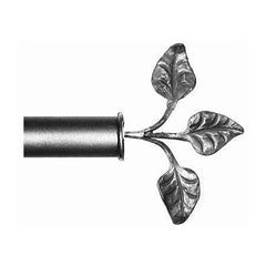 ONA Drapery 1 5/8 inch Wrought Iron Abigail Finial