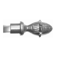 ONA Drapery 3/4 - 1 inch Wrought Iron Acorn Finial