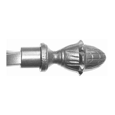 ONA Drapery 3/4 - 1 inch Wrought Iron Acorn Finial