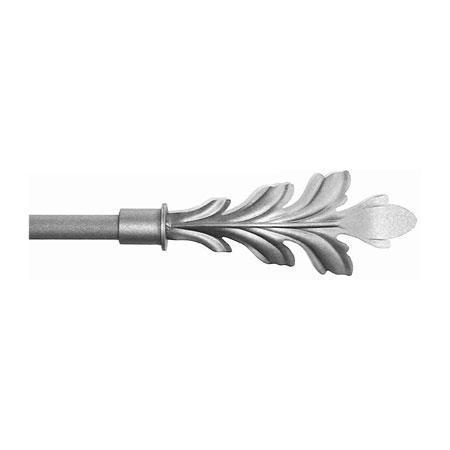 ONA Drapery 1/2 inch Wrought Iron Alba Finial