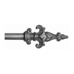 ONA Drapery 3/4 - 1 inch Wrought Iron Bangkok Finial