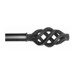 ONA Drapery 1 5/8 inch Wrought Iron Basket Finial