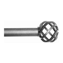 ONA Drapery 3/4 - 1 inch Wrought Iron Bird Cage Finial