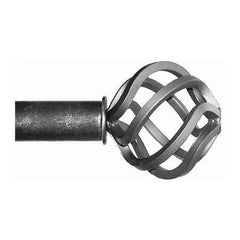 ONA Drapery 1 5/8 inch Wrought Iron Bird Cage Finial