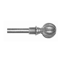 ONA Drapery 1/2 inch Wrought Iron Carousel Finial