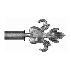 ONA Drapery 3/4 - 1 inch Wrought Iron Chandra Finial