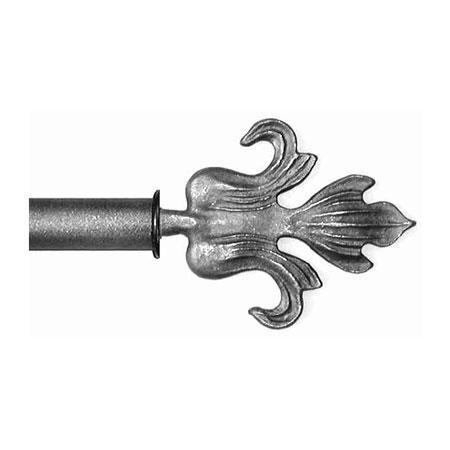 ONA Drapery 3/4 - 1 inch Wrought Iron Chandra Finial