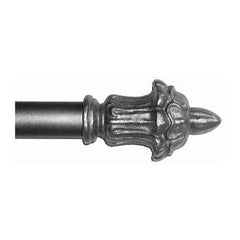ONA Drapery 1 5/8 inch Wrought Iron Crown Finial