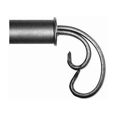 ONA Drapery 1 5/8 inch Wrought Iron Crows Foot Finial