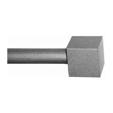 ONA Drapery 3/4 - 1 Inch Wrought Iron Cube Finial