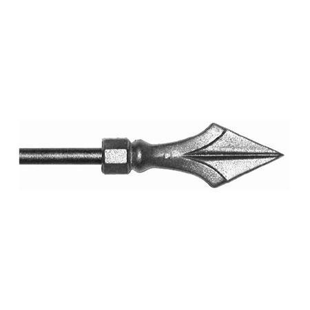 ONA Drapery 1/2 inch Wrought Iron Diamond Finial