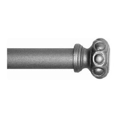 ONA Drapery 3/4 - 1 inch Wrought Iron Empress Finial