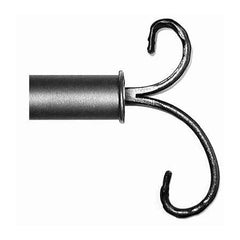 ONA Drapery 1 5/8 inch Wrought Iron Fancy Scroll Finial