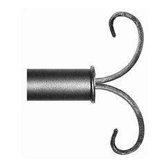 ONA Drapery 1 5/8 inch Wrought Iron Flair Finial