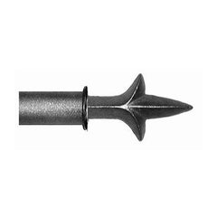 ONA Drapery 3/4 - 1 inch Wrought Iron French Finial