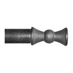 ONA Drapery 1 5/8 inch Wrought Iron Hourglass Finial