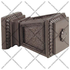 Kirsch Buckingham Lantern in Leather Finial