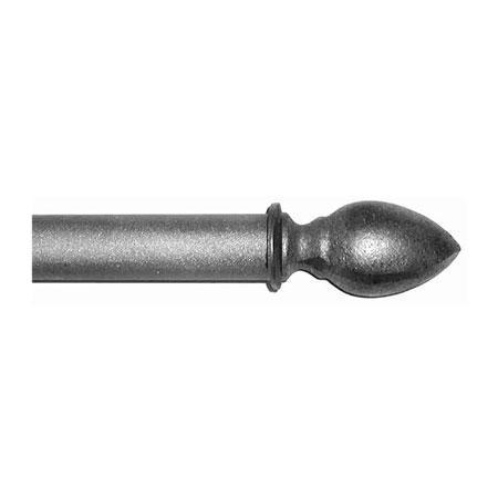 ONA Drapery 3/4 - 1 inch Wrought Iron Lemon Drop Finial