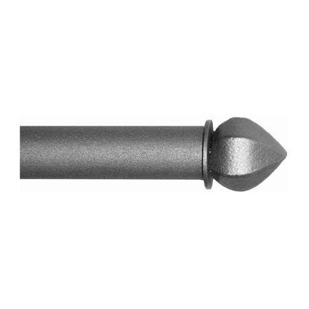 ONA Drapery 3/4 - 1 inch Wrought Iron Lora Finial