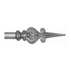 ONA Drapery 3/4 - 1 inch Wrought Iron Moscow Finial