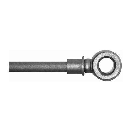 ONA Drapery 1/2 inch Wrought Iron Needle Finial