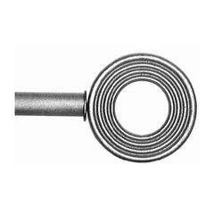 ONA Drapery 3/4 - 1 inch Wrought Iron Nouveau Finial