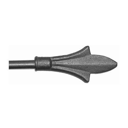 ONA Drapery 1/2 inch Wrought Iron Oasis Finial