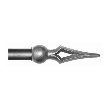 ONA Drapery 1 5/8 inch Wrought Iron Pierced Finial