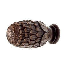 Kirsch Buckingham Pine Cone Finial