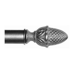 ONA Drapery 1 5/8 inch Wrought Iron Pineapple Finial