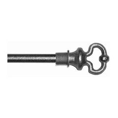 ONA Drapery 1/2 inch Wrought Iron Schooner Finial