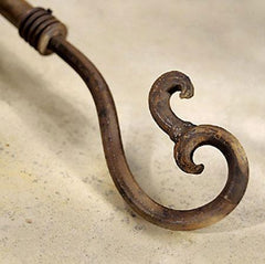 Robert Allen Country Iron Collection Scroll Finial