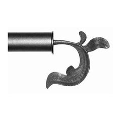 ONA Drapery 3/4 - 1 inch Wrought Iron Seville Finial