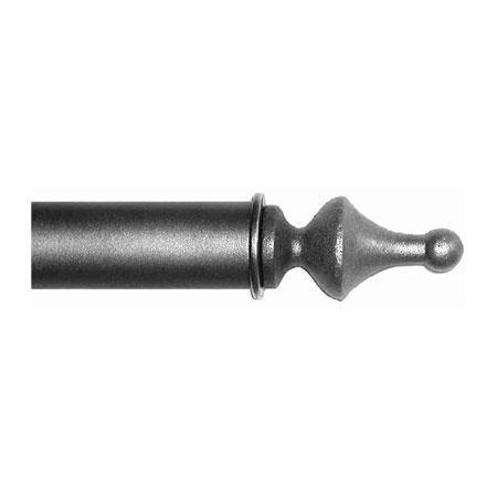 ONA Drapery 1 5/8 inch Wrought Iron Sherwood Finial