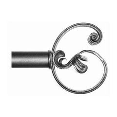 ONA Drapery 1 5/8 inch Wrought Iron Siempre Finial