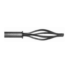 ONA Drapery 3/4 - 1 inch Wrought Iron Simple Basket Finial