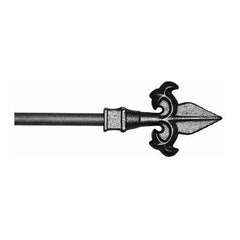 ONA Drapery 1/2 inch Wrought Iron Spanish Finial