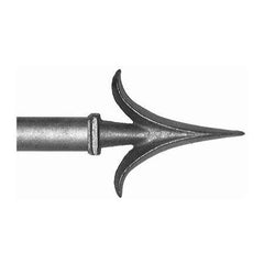 ONA Drapery 3/4 - 1 inch Wrought Iron Spear Finial